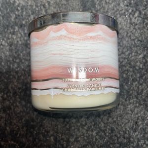 Bath and body works wisdom candle